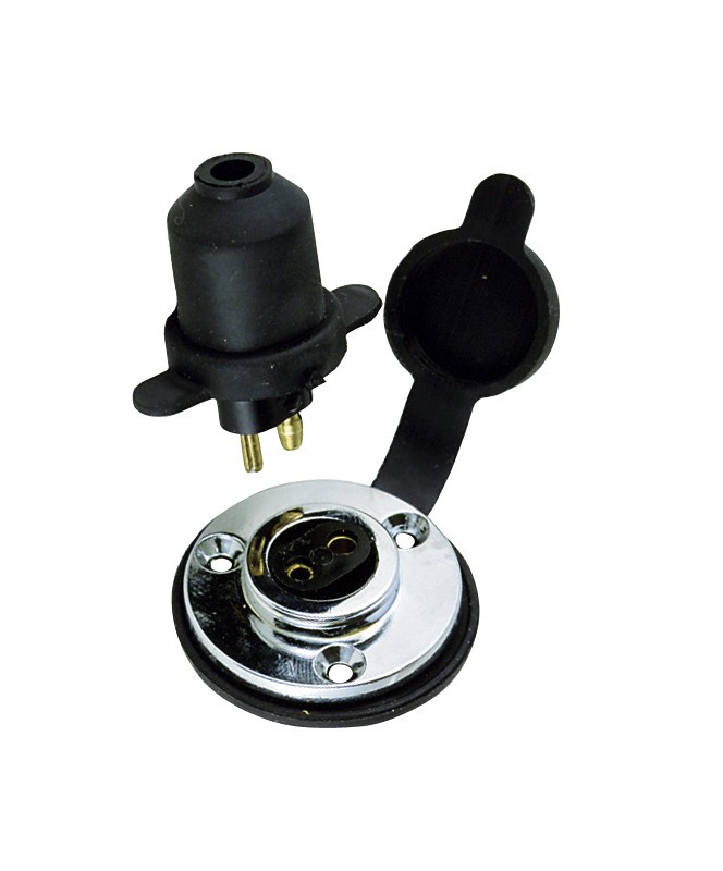 Perko 1189DP0CHR Watertight Cable Outlet Deck Connection
