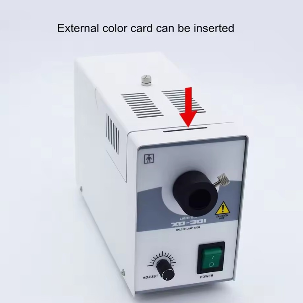 150W Single Hole Halogen Light Source for Microscope Medical Cold Light Source