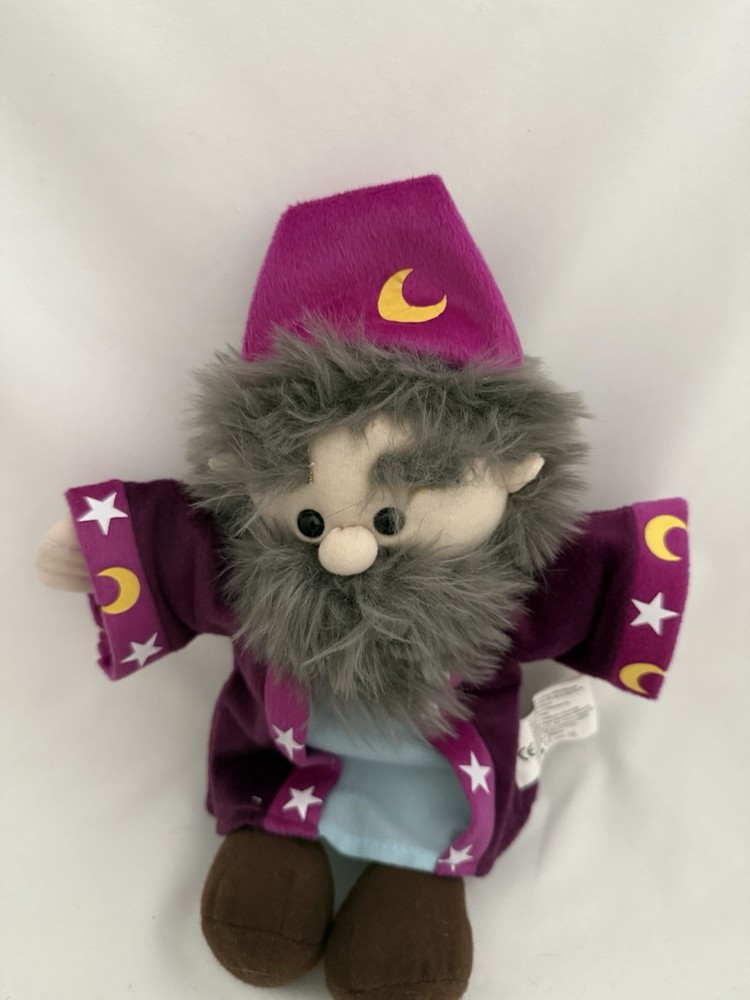 Constructive Playthings Royal Puppets Wizard Plush Stuffed Toy Hand Puppet