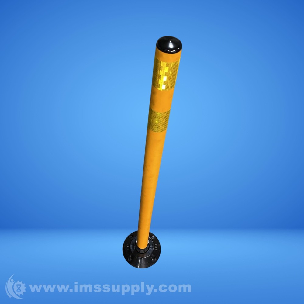 Uline Yellow Delineator Post W/ Reflectors FNIP