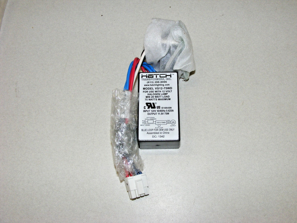 Hatch VS12-75WD Transformer (zz11)