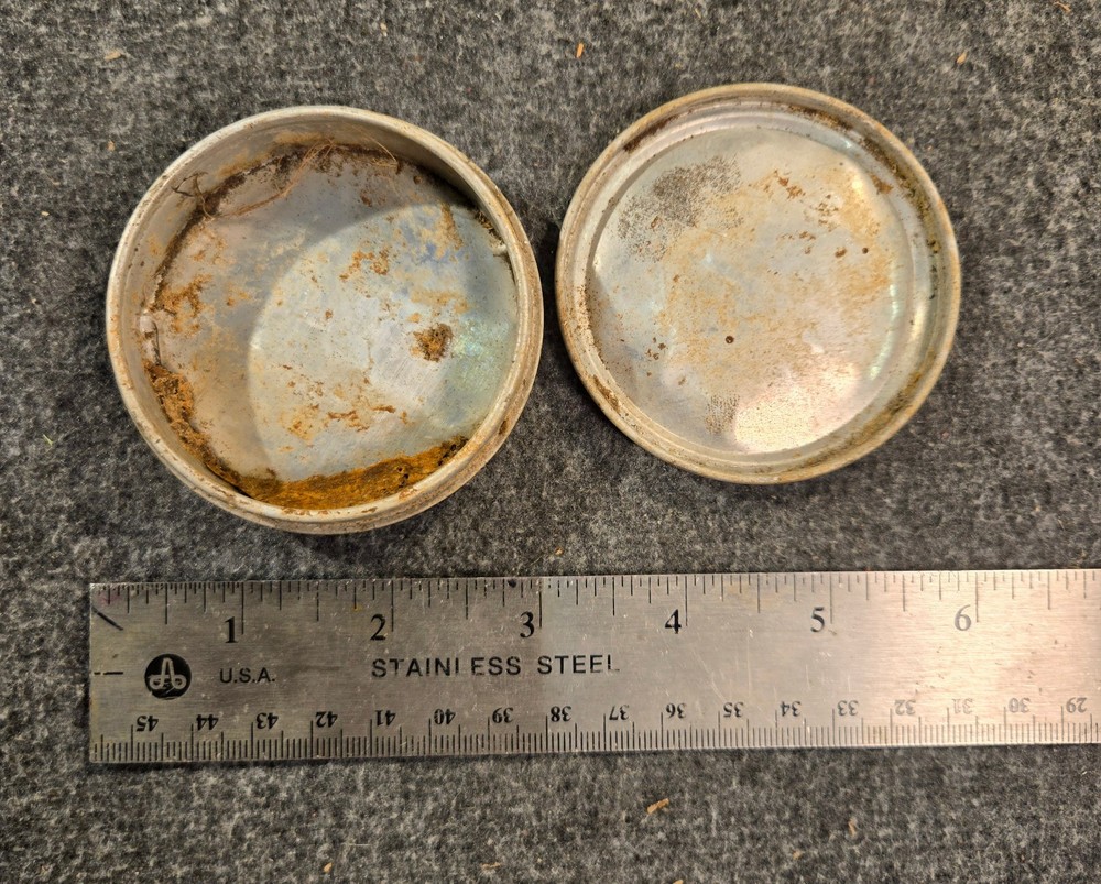 WWII Zinc Oxide Sunscreen Container. USMC from Pacific island battlefield