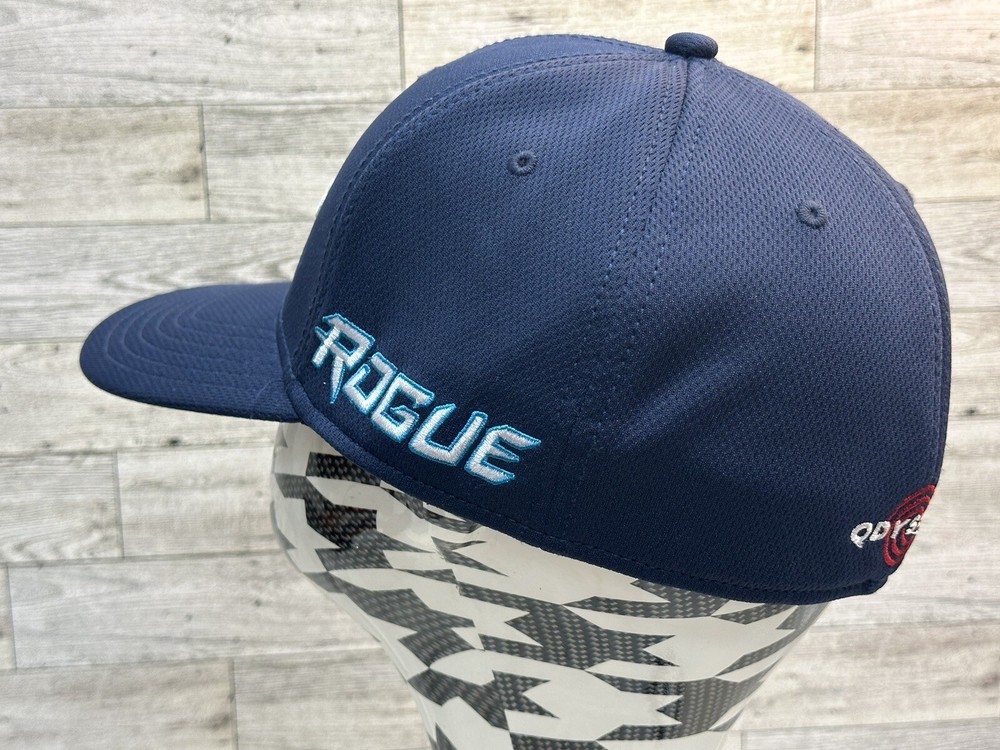 Callaway Rogue Odyssey Golf Flex Hat Cap - Navy Blue - Clean - AFlex - A Flex