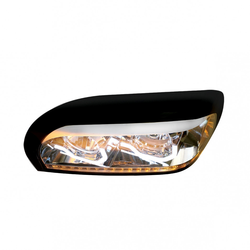 Freightliner Century Chrome Projection LED Headlight - Driver Side