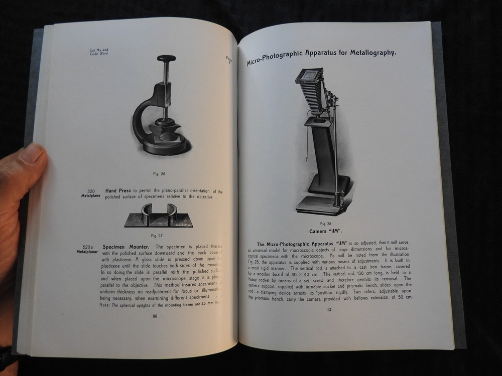 1925 E. Leitz Microscopes Accessory Apparatus Grinding Machines Catalog NEW YORK