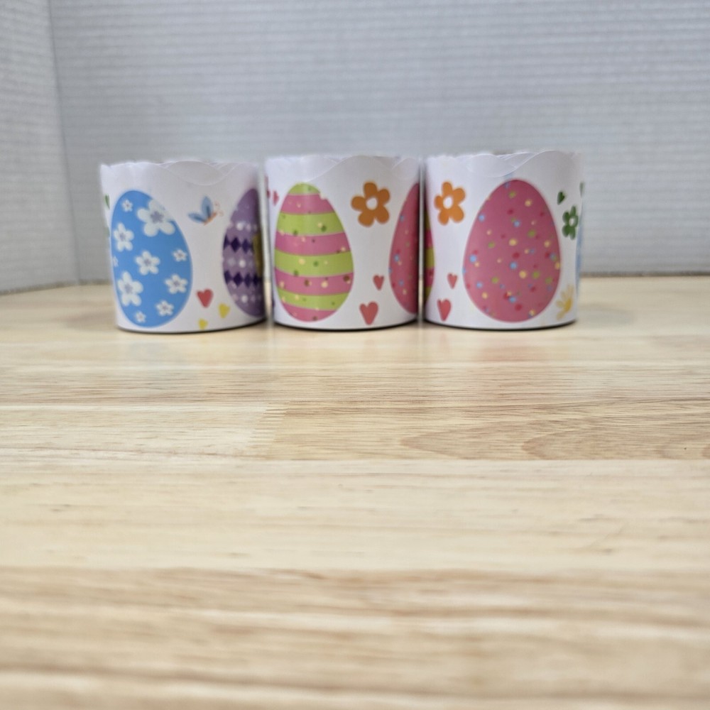 3 Sets Scalloped Classroom Bulletin Board Border Trim 36ft ea Spring Easter Eggs