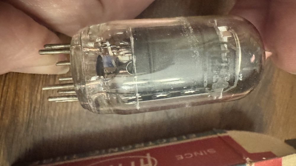 NOS Hytron 12DE8 variable μ amplifier pentode Electron Tube