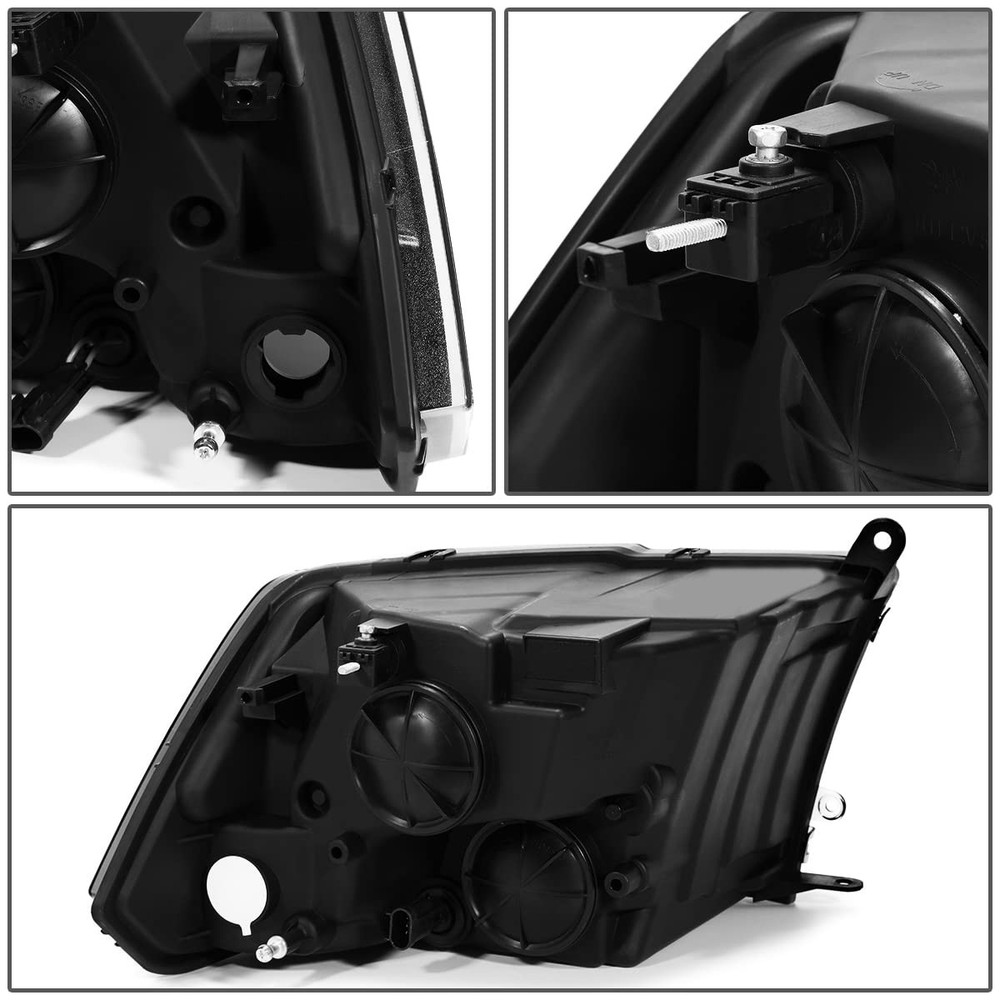 Left Headlight Lamp Compatible With 09-10 Dodge Ram Chrome