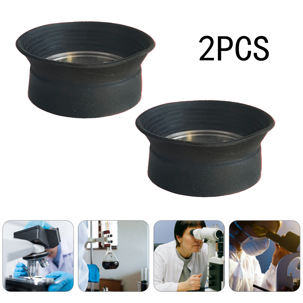 2 pc Binocular Microscope Eyepiece Cup Rubber Eye Lens Guard Shield for 29-36mm