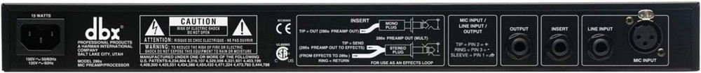 Professional 1U Microphone Preamp with 4 Effects - Precision Sound Control
