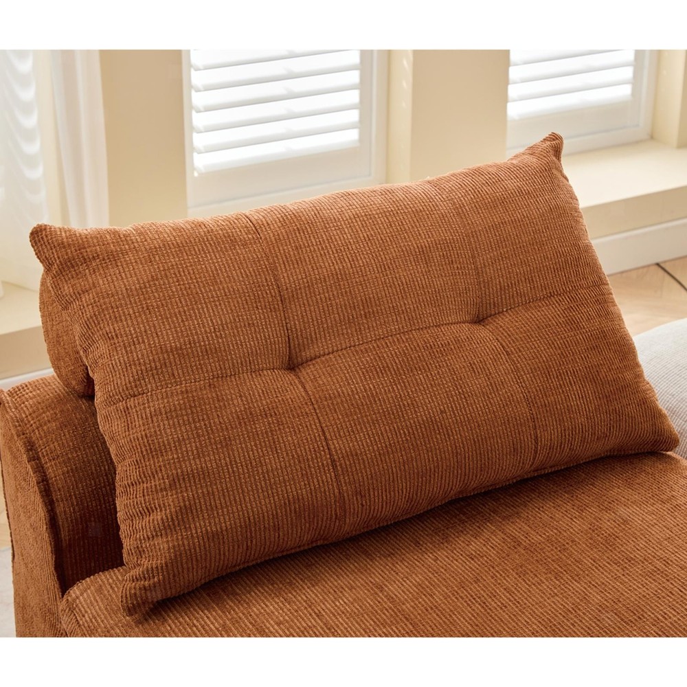 [NEW ARRIVAL] Modular DIY Chenille Sofa - Armrest-, Compact Design for