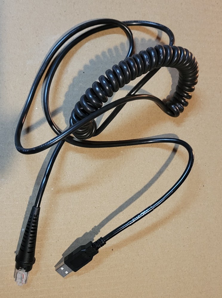 Genuine Honeywell USB Barcode Scanner Cable removed from a MS9540 Scanner