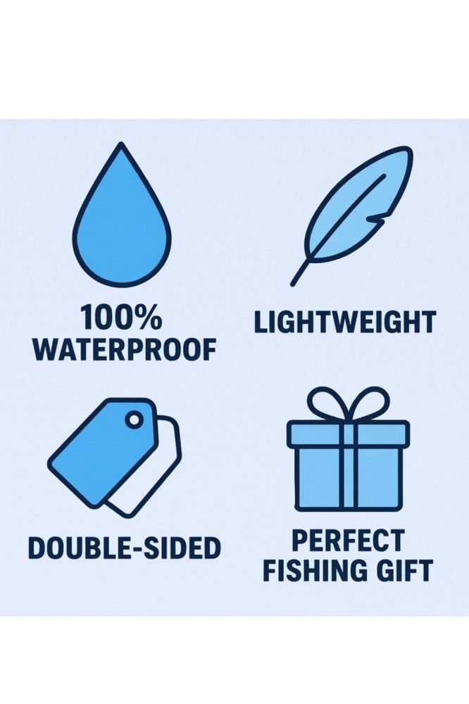 Fishermans Freshwater Fish Identification Set - Waterproof Quick Reference Guide