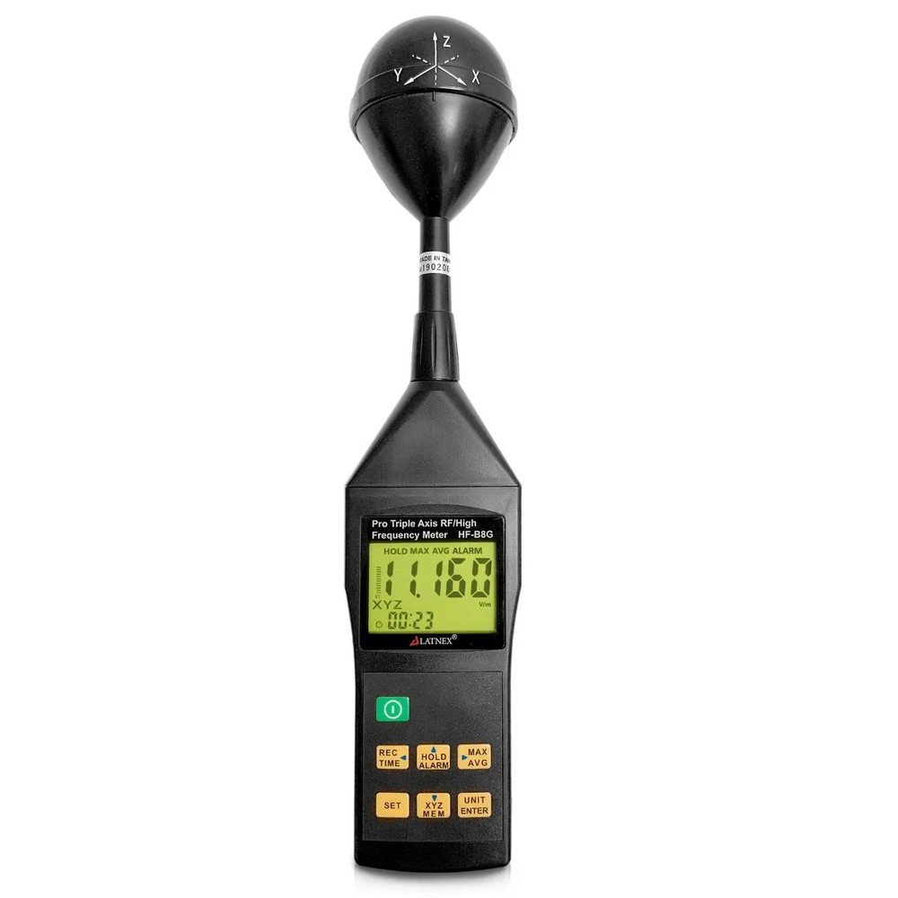 RF meter with triple axis for Cell and RF measurement.