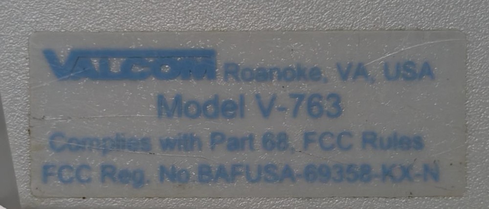 Valcom V-763 One-Way Wall & Desktop Speaker Gray Volume Control