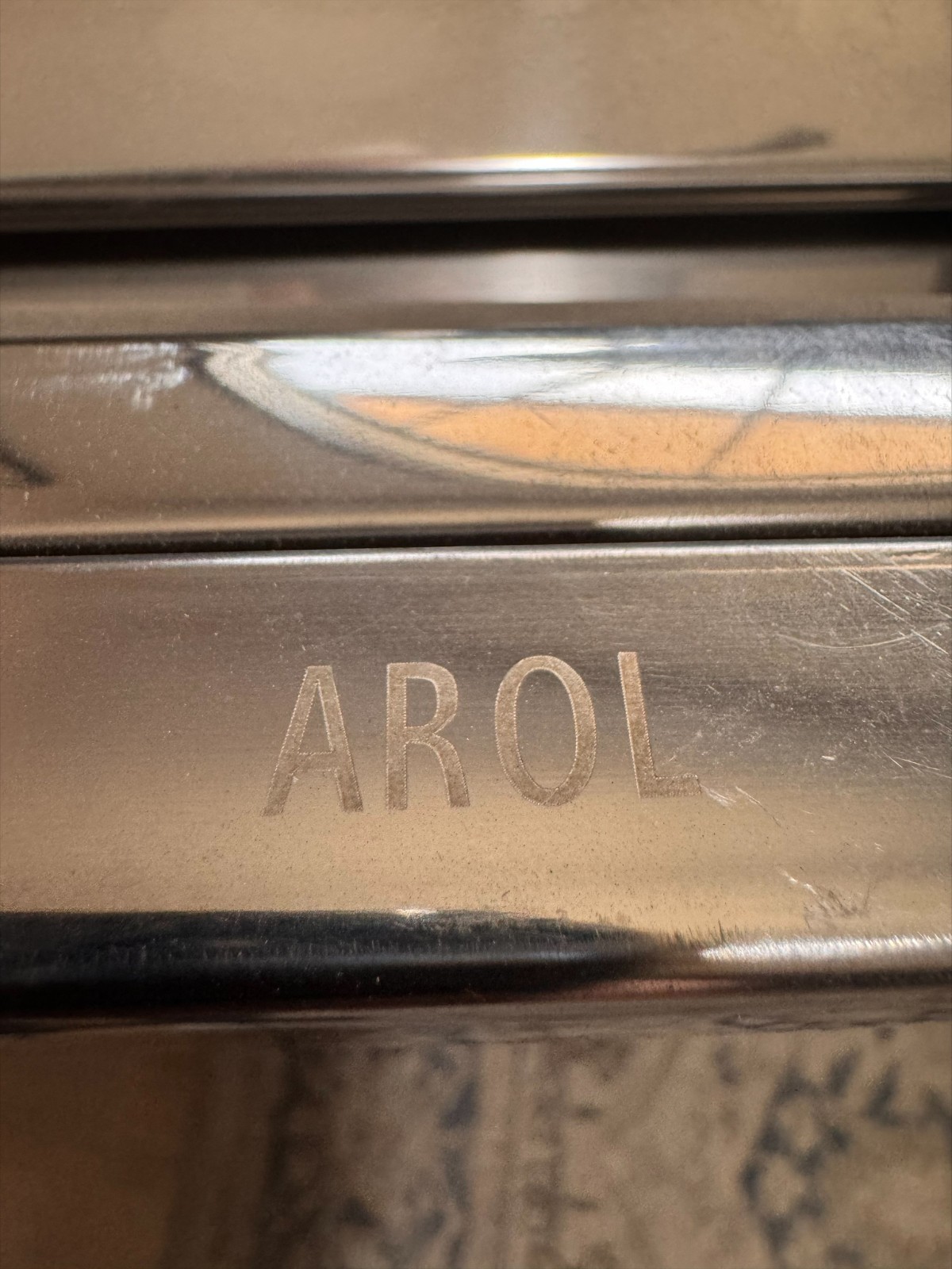 Two AROL Stainless Steel Commercial Hood Filters 19x19 Grease Baffle Restaurant