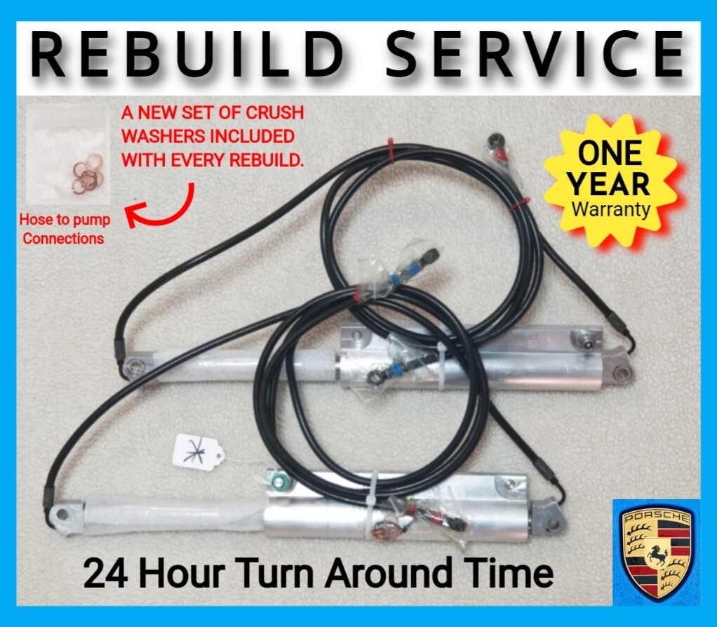 Porsche 911 HYDRAULIC Ram Cylinder TOP REBUILD SERVICES 996 997 (Shipped 24hrs )