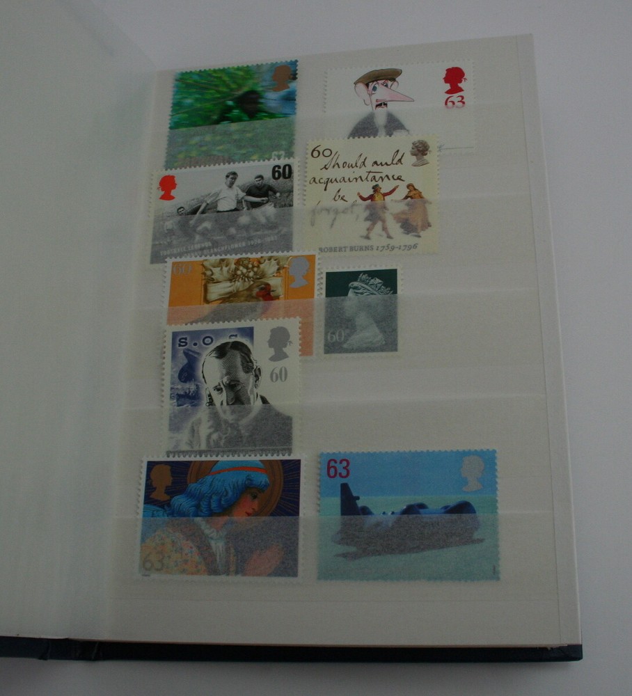 Lighthouse 8/16 White Page *Pocket Sized* Stamp Stockbook. In various colours