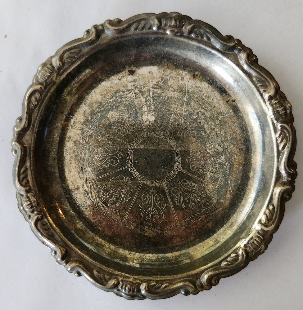 Vintage Silverplate Coaster