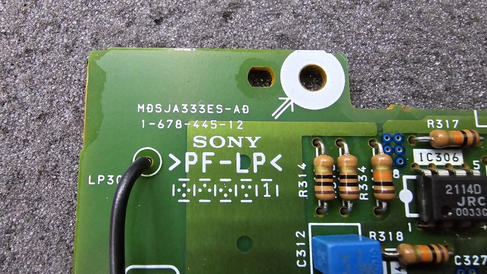 Sony MDS-JA333ES. AD board