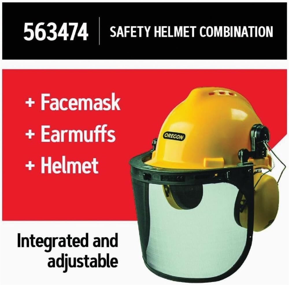 Chainsaw Helmet Safety Visor Set
