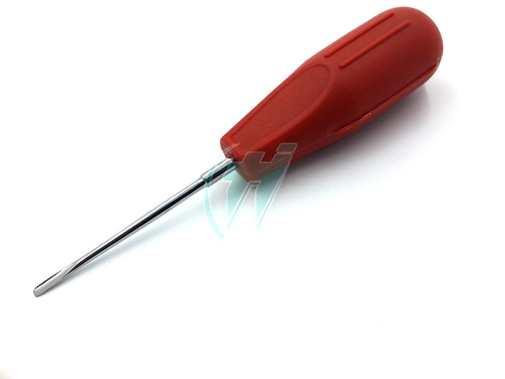PLASTIC HANDLE DENTAL LUXATING ROOT TIP EXTRACTION ELEVATOR DEL 46 RED