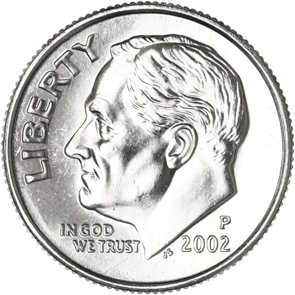 2002 P Roosevelt Dime BU US Coin