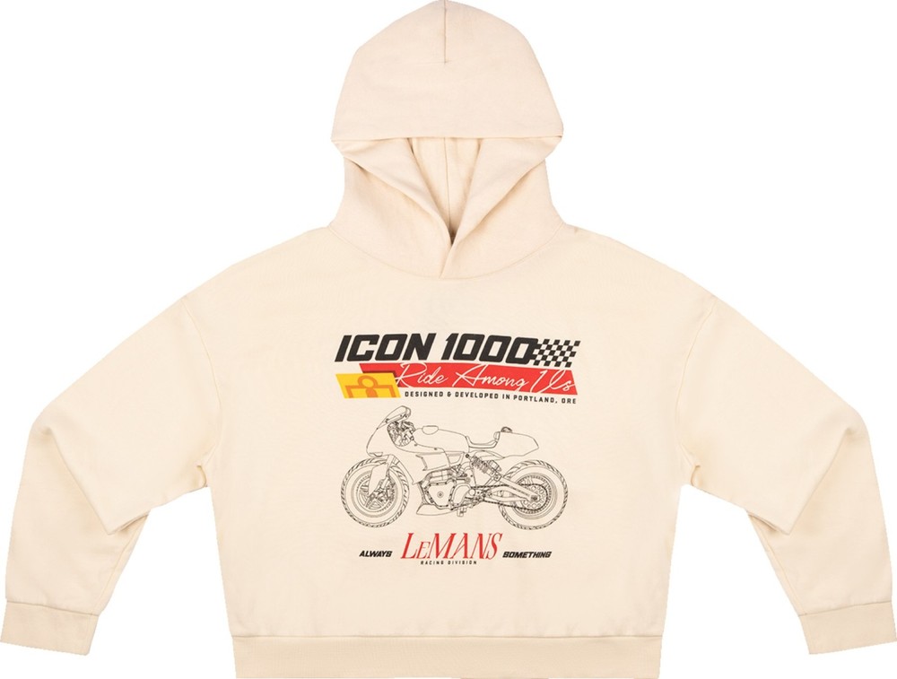 Icon Always Something Womens Pullover Hoody Ivory