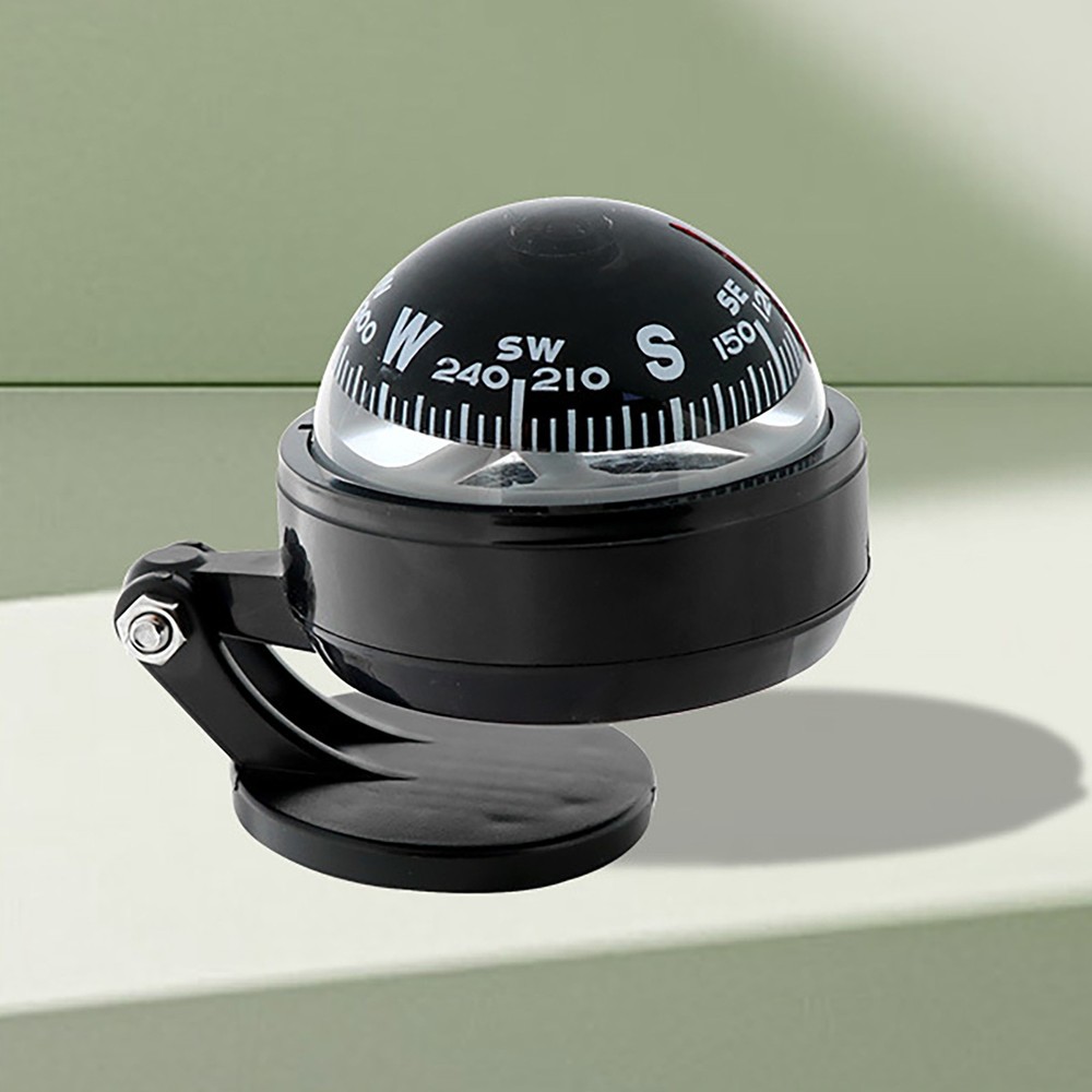 Adjustable Compass For Car Dashboard Self Adhesive Auto Dashboard Compass Ball