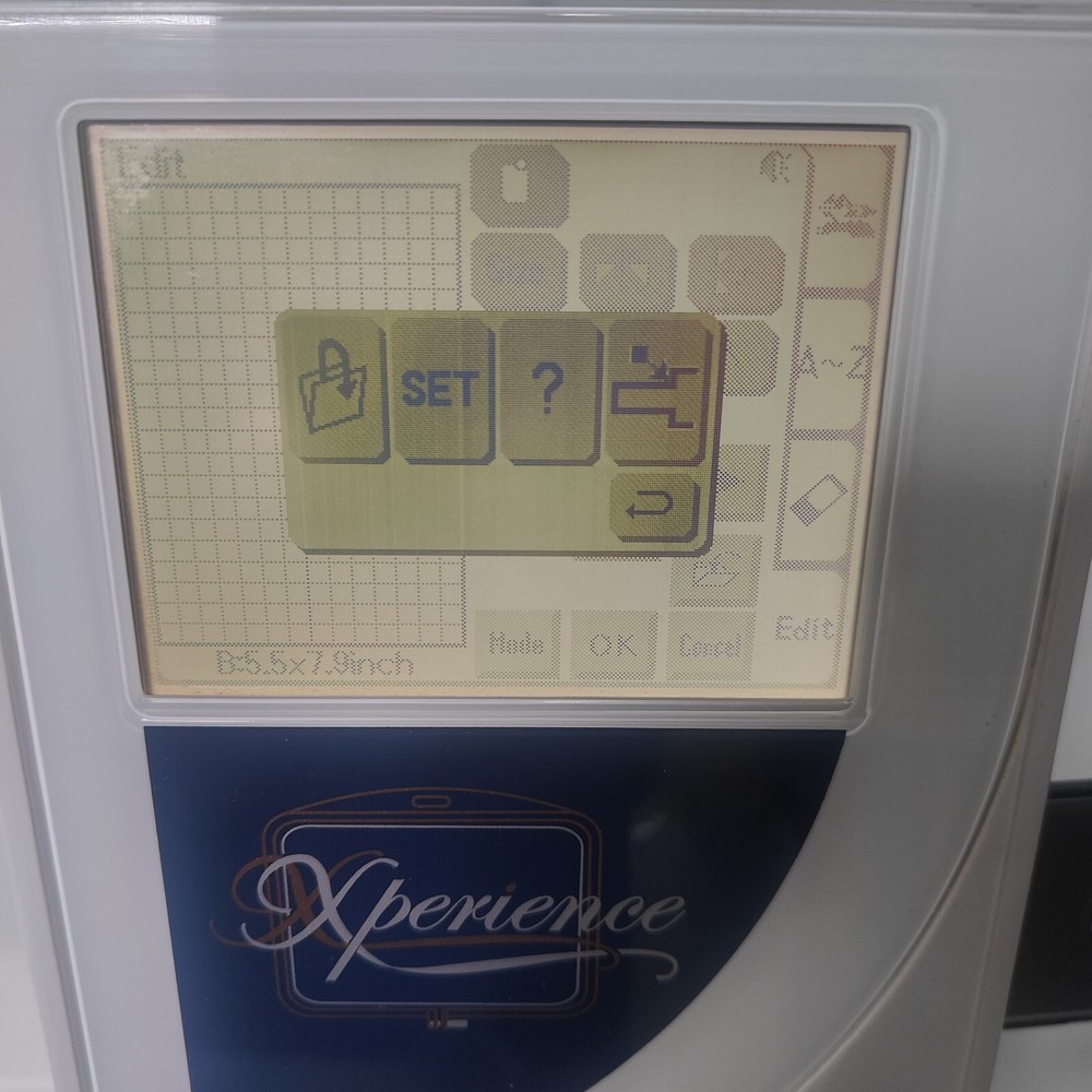 Elna 8200 Xperience Embroidery Only Machine Computer Controlled UnTested