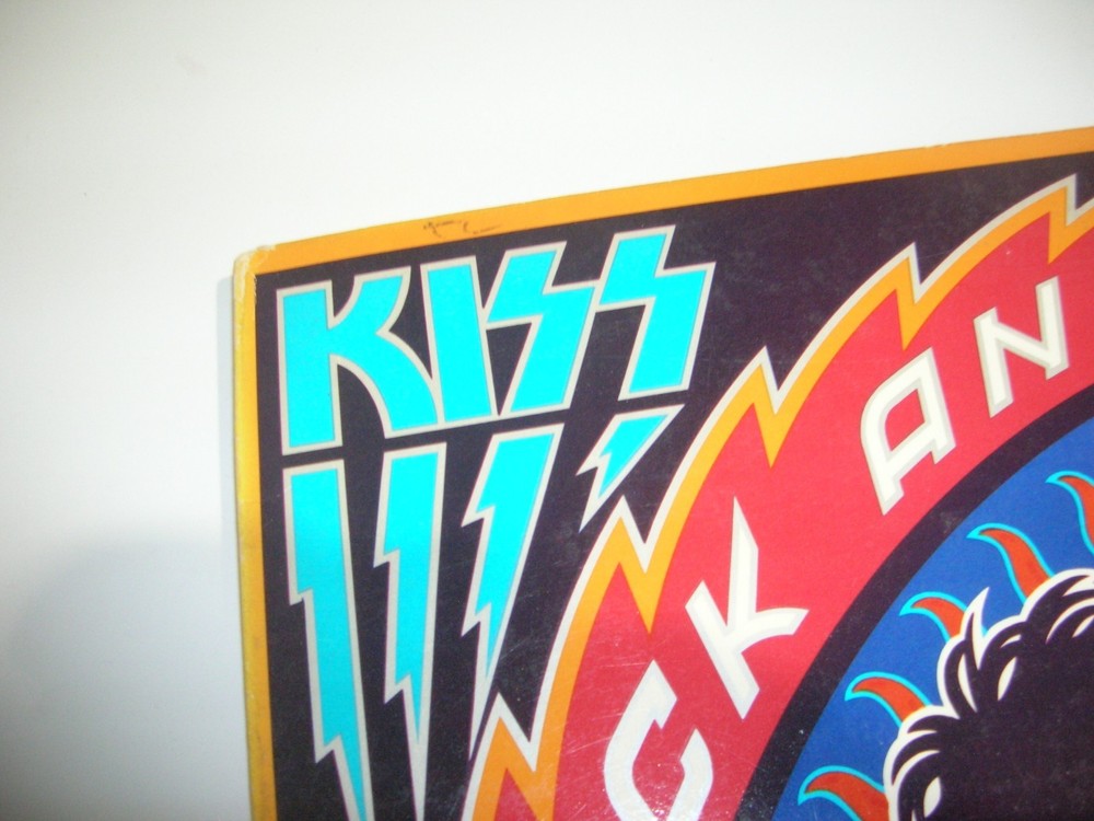 KISS LP ROCK N ROLL OVER LP 1976 W/INSERTS STICKER &ORDER FORM AUCOIN
