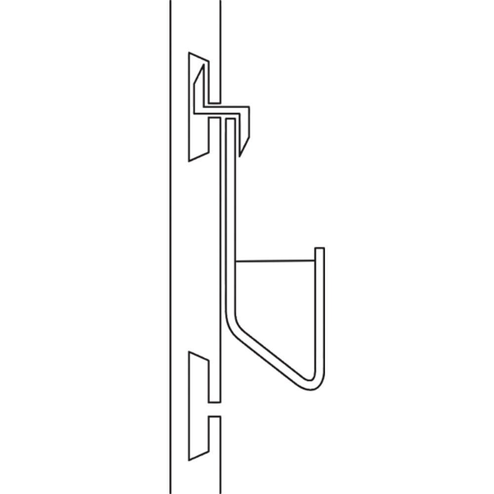 Slatwall Greeting Card Display, Closed Ends, 12301
