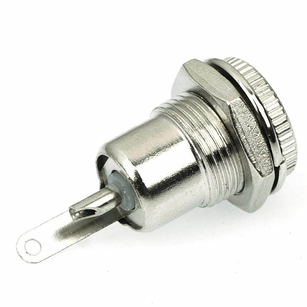 20Pc DC Power Supply Jack Plug Socket Female Panel Mount Connector 5.5mm x 2.1mm