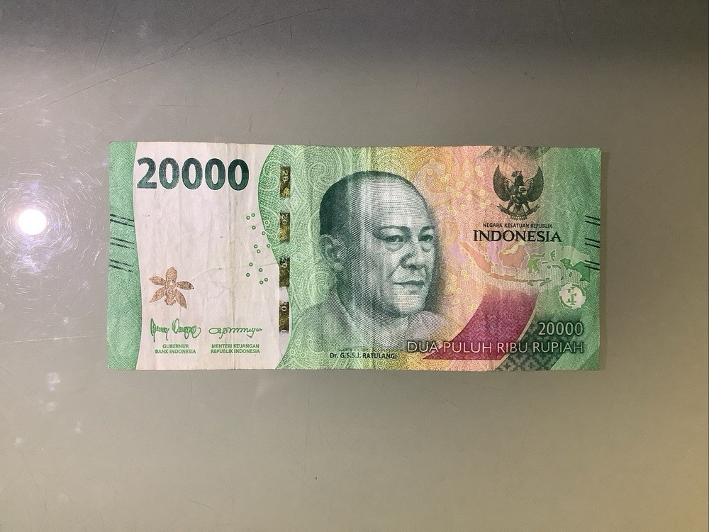 Indonesia 20000 Rupiah 2022 Circulated