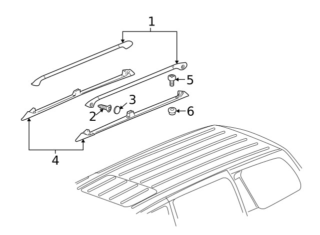 Genuine GM Side Rail 15296762