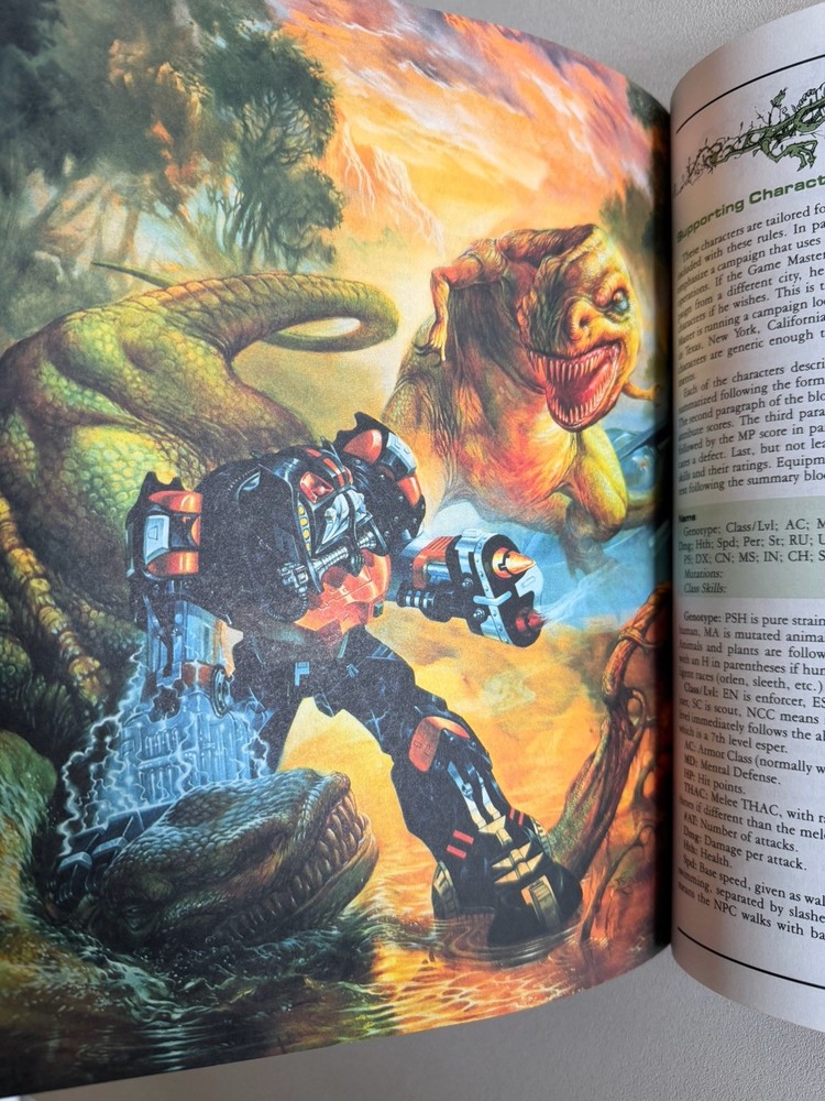 Gamma World Rules 7514 Guide Book Game Module Rulebook Source 1992