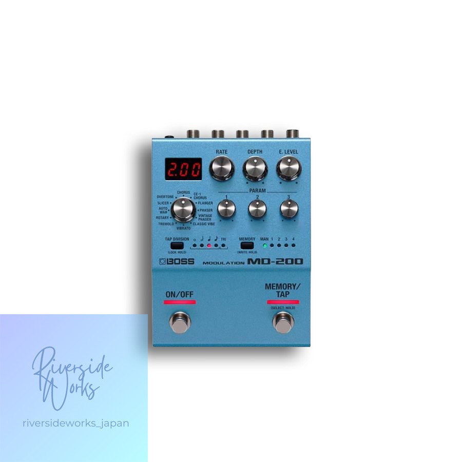 BOSS MD-200 Modulation Effects Pedal with Free Patch Cable