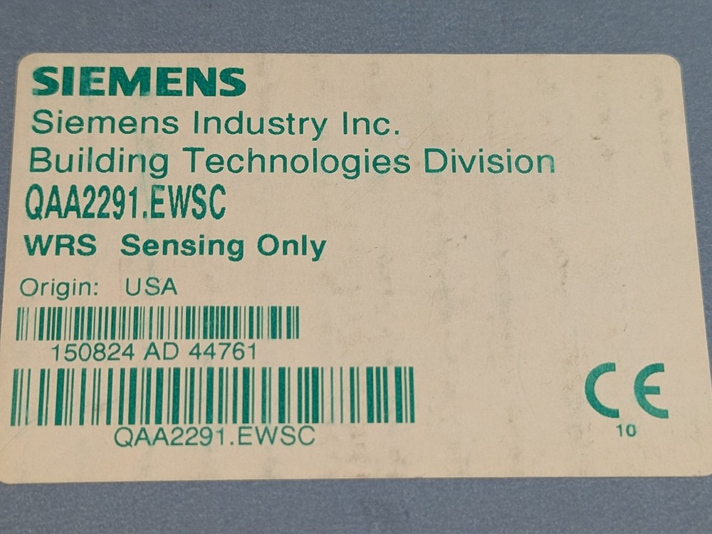 SIEMENS QAA2291.EWSC WRS Sensing only - Temperature Sensor