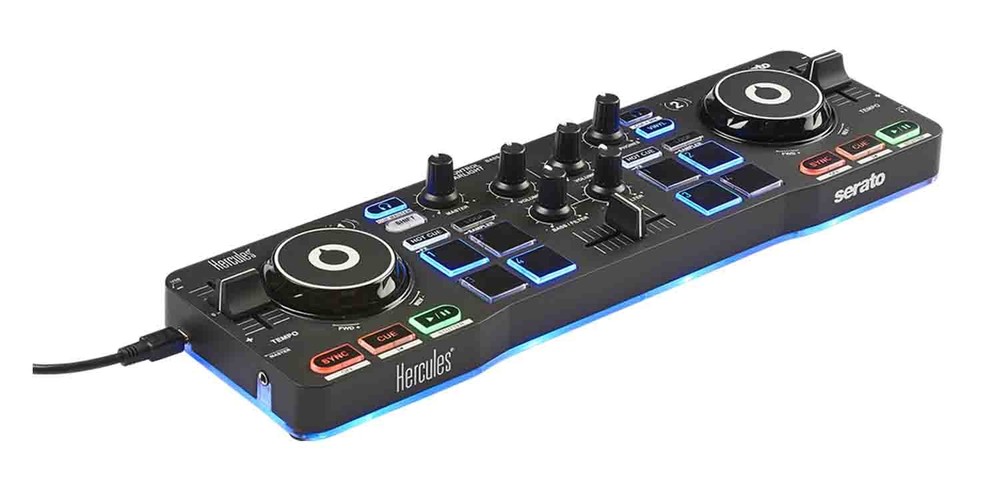 Hercules DJStarter Kit with Controller Speakers & Headphones