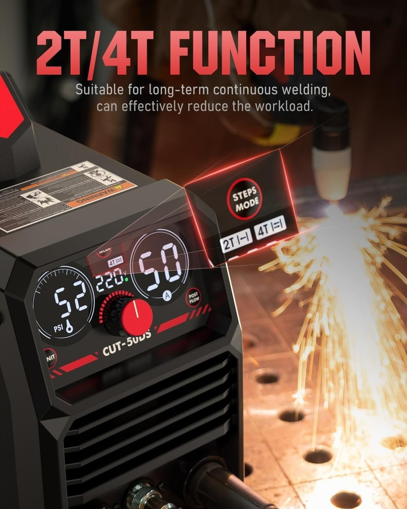 Professional YESWELDER Plasma Cutter with Air Filter, Lightweight & Efficient