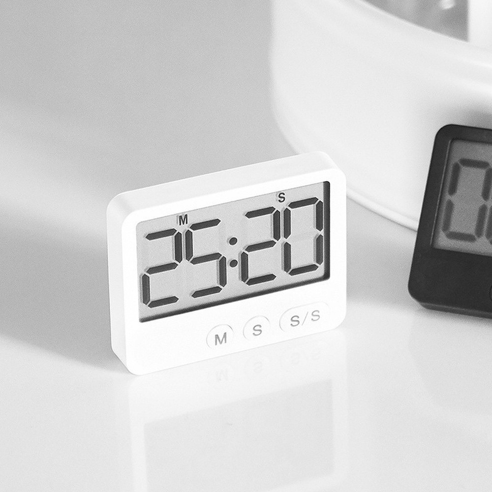 LCD Countdown Timer with Magnetic Back and Large Display for Metal Mount