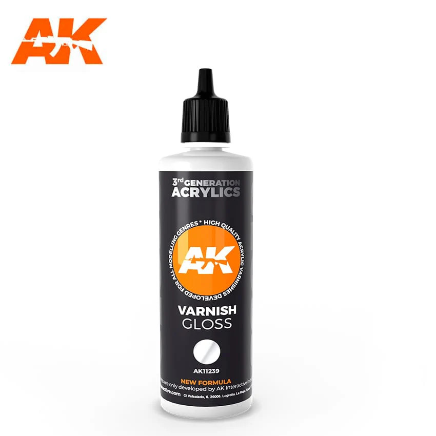 AK Interactive 3rd Gen AK11239 Gloss Varnish 100 ml