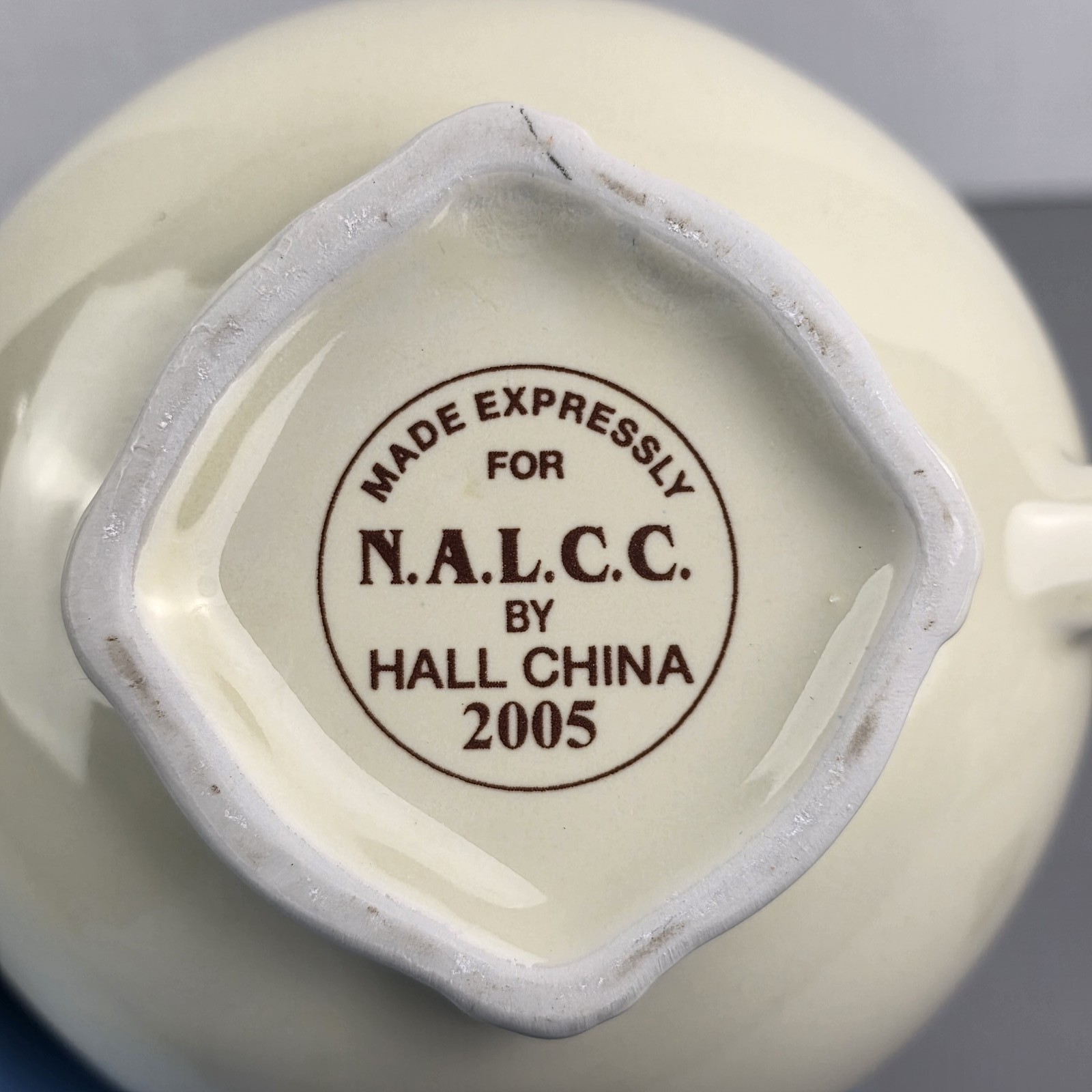 Vintage Cream Teapot with Gold Trim & Floral Pattern, Mid-Century Style