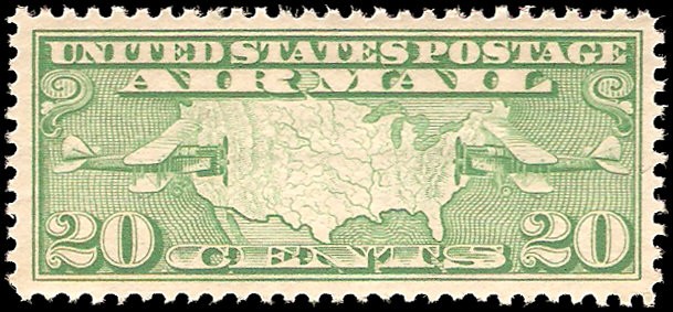 US #C7-C9 set MNH VF