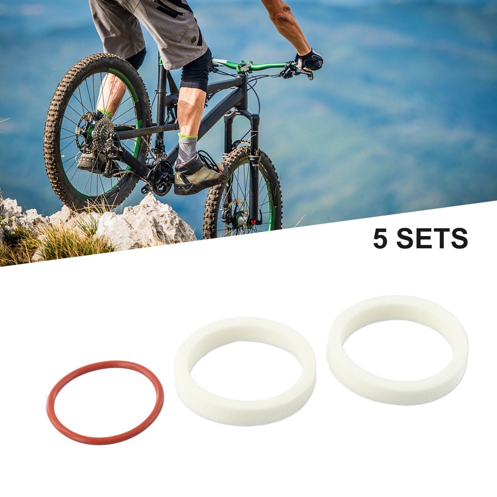 Optimal Lubrication with 10pcs Sponge Ring Kit for MTB Bike front fork
