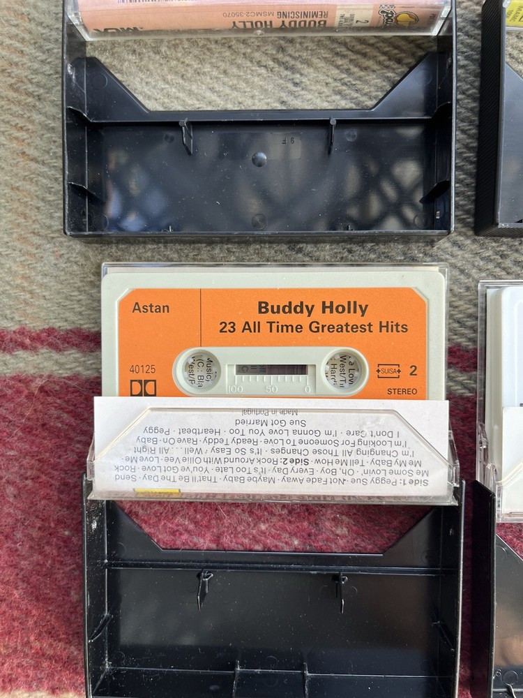 Buddy Holly cassette lot