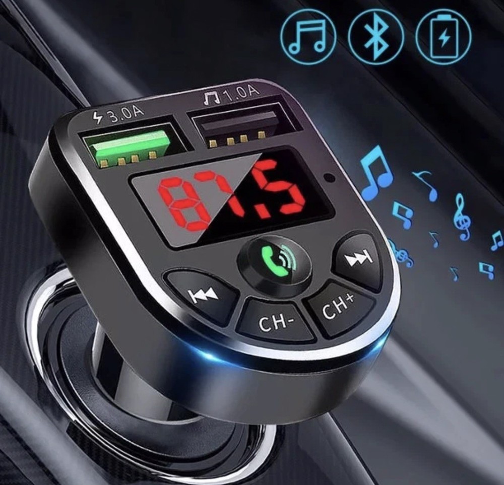 Car Bluetooth FM Transmitter Radio MP3 Wireless Adapter Car Kit USB Chargers
