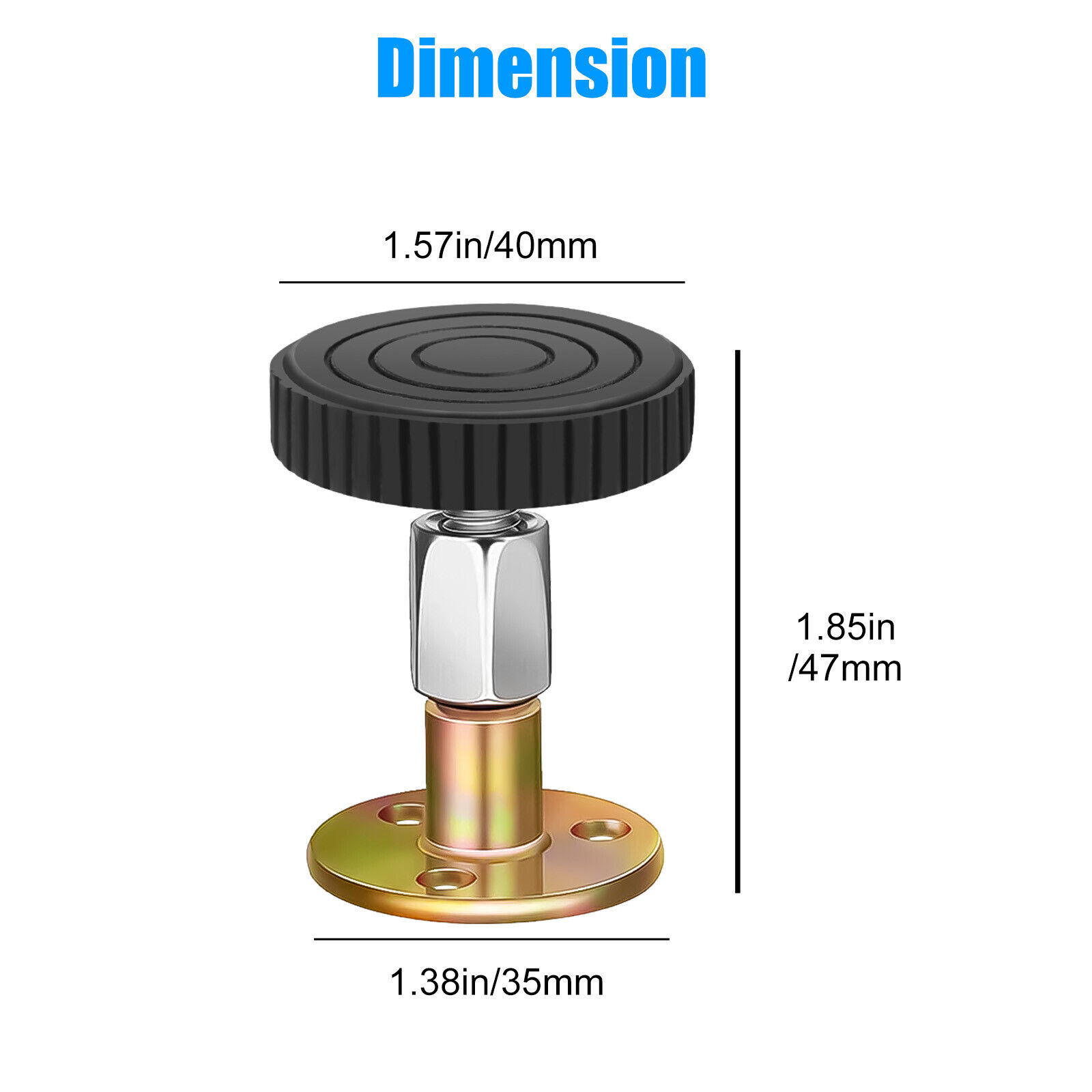 Adjustable Threaded Bed Frame Anti-Shake Stabilizer Tool Headboard Stoppers 1-6X
