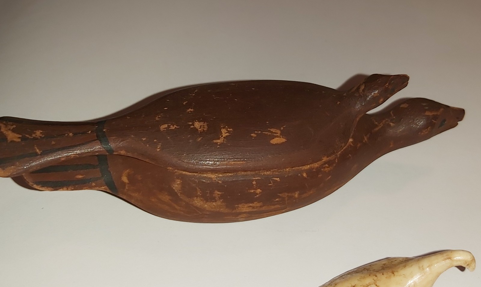 Alaska, Native Inuit, Box / Game Birds / Spear Points. 19th century.