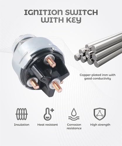 4 Position Ignition Switch,Car Accessories Ignition Switch with 2
